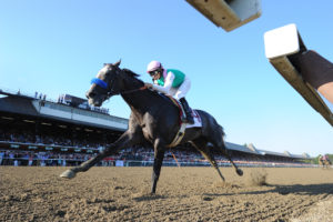 Arrogate stretches clear to make Travers history (NYRA/Coglianese Photography)