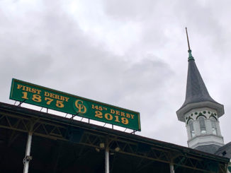 Churchill Downs twin spires secnic