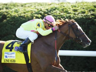 Uni (GB) wins the First Lady S at Keeneland 2019