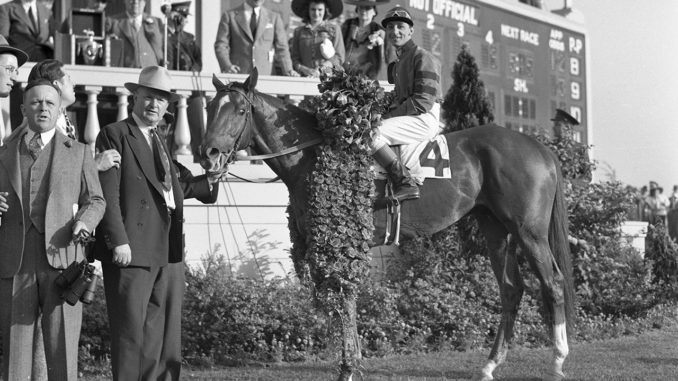 Whirlaway wins the 1941 Kentucky Derby