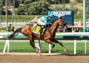 Authentic winning the San Felipe Stakes