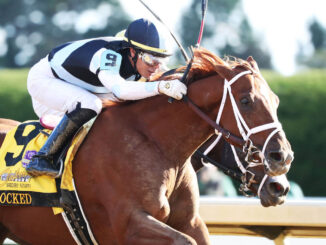 Locked in the Claiborne Breeders' Futurity at Keeneland