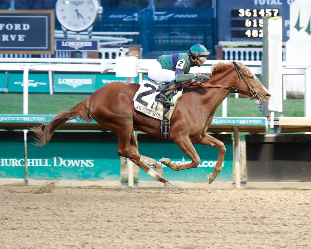 Intricate wins The Golden Rod S. (G2) at Churchill Downs