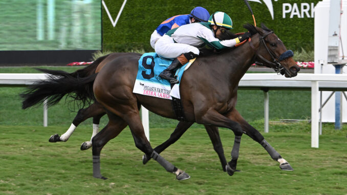 Dida wins the Pegasus World Cup Turf at Gulfstream Park