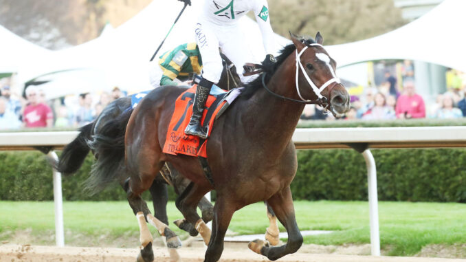 Timberlake wins the Rebel Stakes (G2) at Oaklawn Park